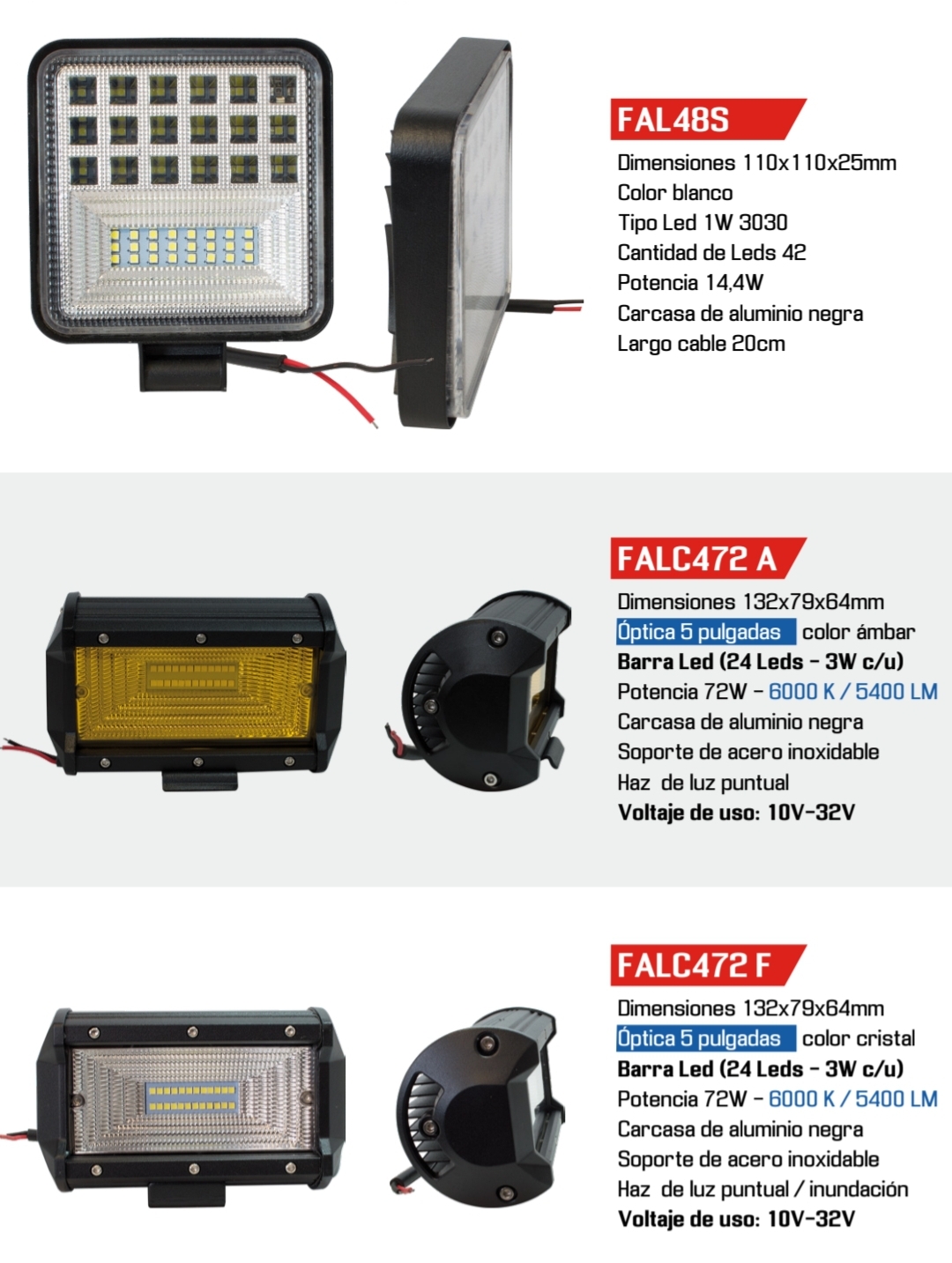  Faros led gran variedad